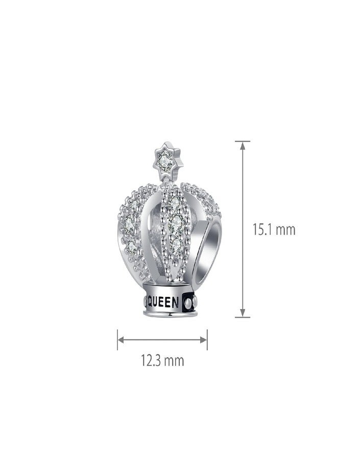 TGLS Queen Crown Charm Compatible With Pandora Bracelets Jewelry Birthday Gifts for Mother Girlfriend Daughter Her Women - Image 3